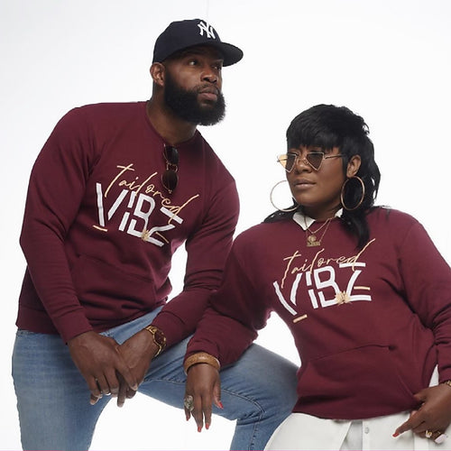 Abstract VĪbz Crewneck w/ Pocket