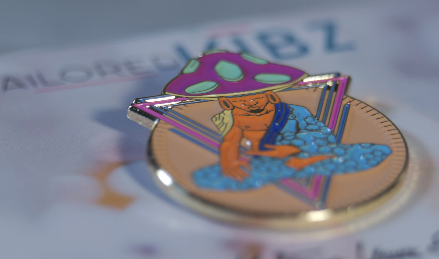 "Urban Buddha" Lapel Pin