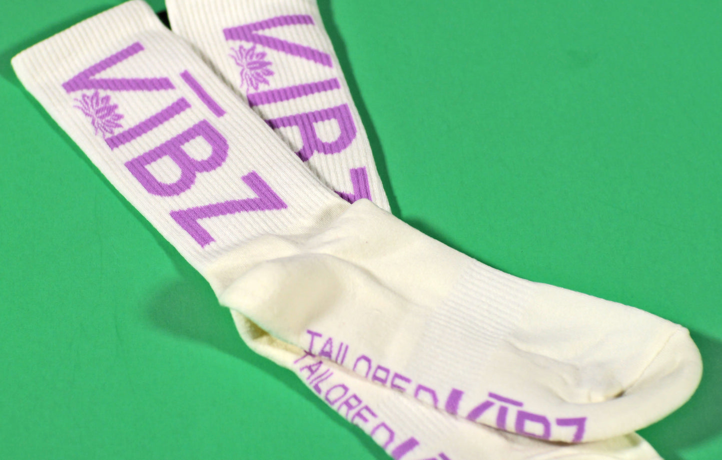 "BIG OLE VIBZ" Socks (Cream)