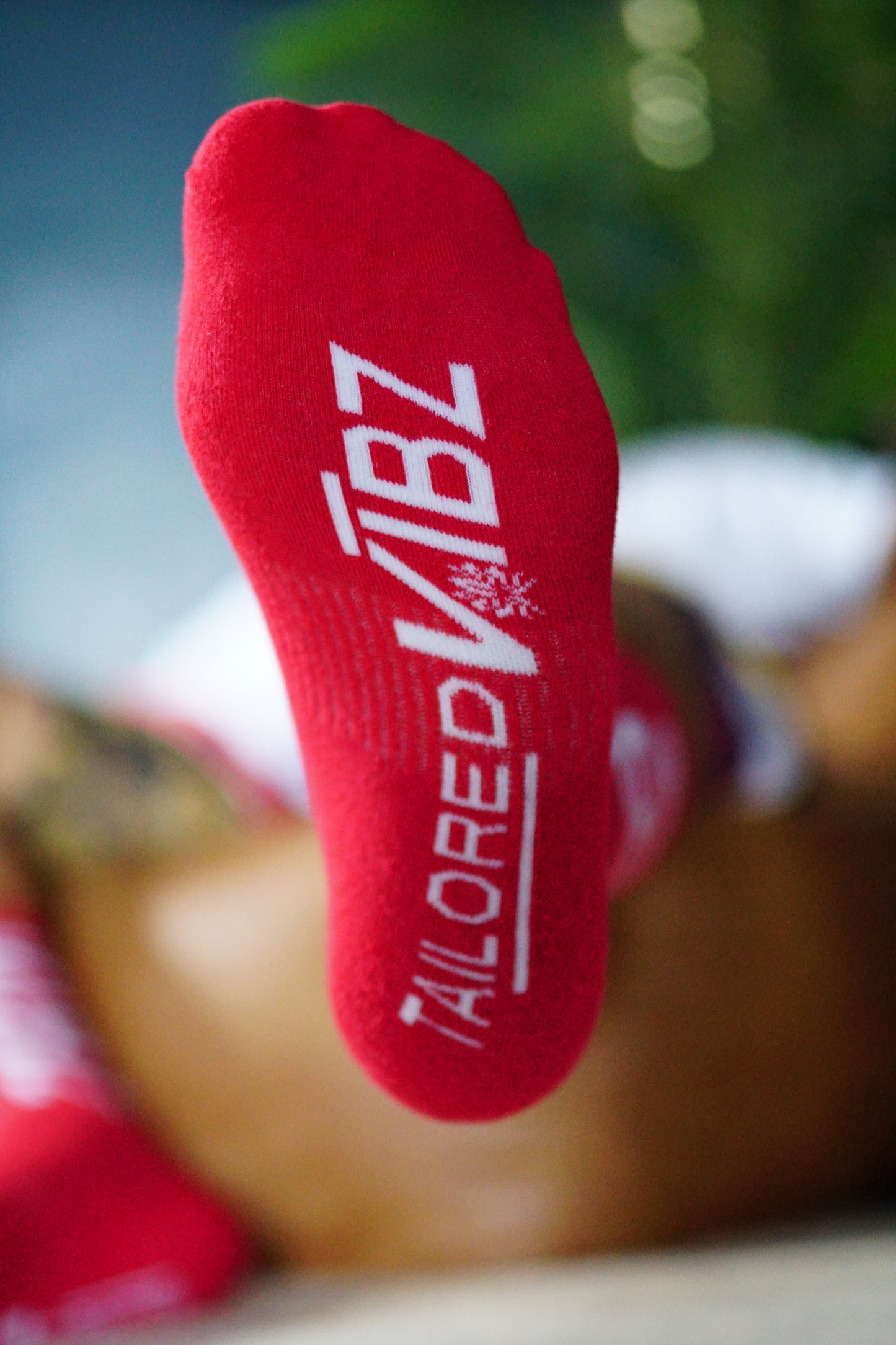 "BIG OLE VIBZ" Socks (Red)