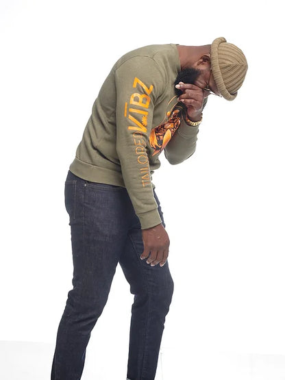 Meditating Astro Crewneck : Military Heather