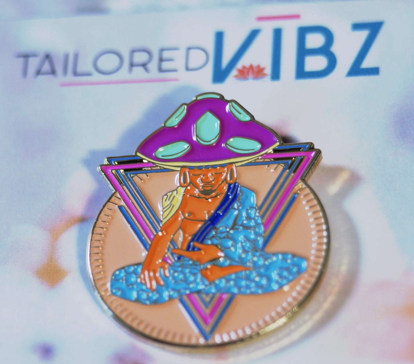 "Urban Buddha" Lapel Pin