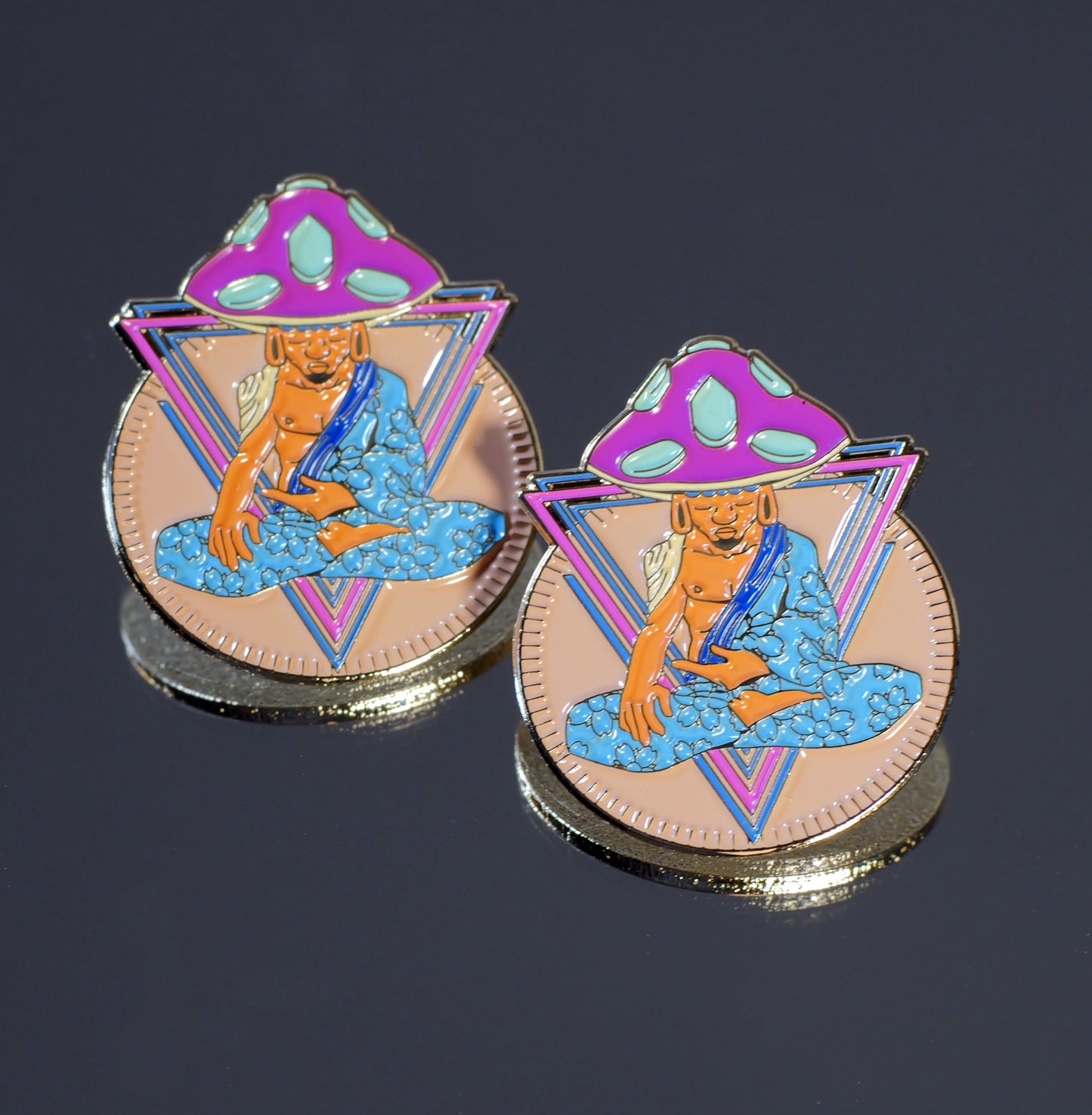 "Urban Buddha" Lapel Pin